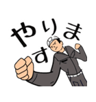 建設業(グレーの作業服)（個別スタンプ：9）