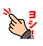 建設業(グレーの作業服)（個別スタンプ：21）