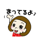 女の子～定番ひとこと編～（個別スタンプ：10）
