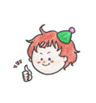 ほんわか緑の小人（個別スタンプ：8）
