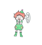 ほんわか緑の小人（個別スタンプ：17）