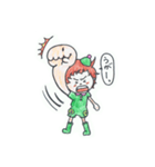 ほんわか緑の小人（個別スタンプ：20）