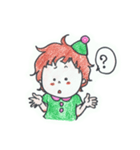 ほんわか緑の小人（個別スタンプ：22）