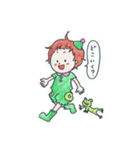 ほんわか緑の小人（個別スタンプ：26）