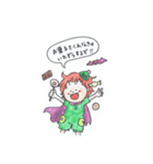 ほんわか緑の小人（個別スタンプ：29）