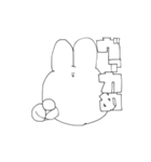 われわれはうさぎ（個別スタンプ：14）