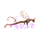 けのないねこのスタンプ3（個別スタンプ：3）