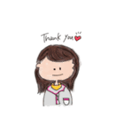 透けンプ-古着girl-（個別スタンプ：1）