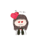 透けンプ-古着girl-（個別スタンプ：7）