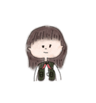 透けンプ-古着girl-（個別スタンプ：9）