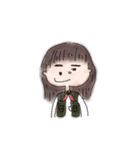 透けンプ-古着girl-（個別スタンプ：13）