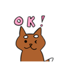 気軽に使いやすい柴犬好きのためのスタンプ（個別スタンプ：1）