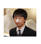 粟生線の準主人公 青山（個別スタンプ：4）