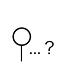 棒人間スタンプ①（個別スタンプ：7）