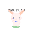 了解うさぎ（個別スタンプ：1）