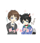 クロは今日もおるすばん！（個別スタンプ：3）
