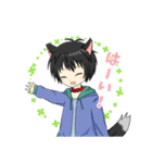 クロは今日もおるすばん！（個別スタンプ：6）