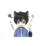 クロは今日もおるすばん！（個別スタンプ：9）