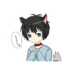 クロは今日もおるすばん！（個別スタンプ：11）
