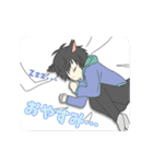 クロは今日もおるすばん！（個別スタンプ：13）