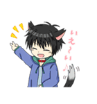 クロは今日もおるすばん！（個別スタンプ：18）