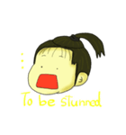 私の娘の百面相（個別スタンプ：14）