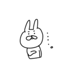 うさテツの表情スタンプ2（個別スタンプ：1）