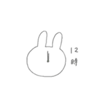 しろいゆるいうさぎ（個別スタンプ：15）