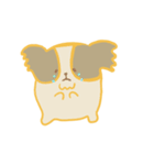 パピヨンリロと猫のこてつ（個別スタンプ：4）