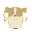 パピヨンリロと猫のこてつ（個別スタンプ：35）