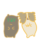 パピヨンリロと猫のこてつ（個別スタンプ：40）