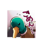 適当で陽気なカモ（個別スタンプ：7）