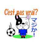 フランスのサッカー犬（個別スタンプ：32）