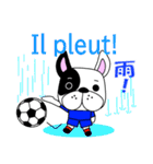 フランスのサッカー犬（個別スタンプ：37）