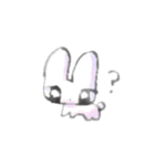 雨うさぎ（個別スタンプ：1）