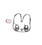 雨うさぎ（個別スタンプ：12）