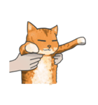 余分な長い猫（個別スタンプ：13）