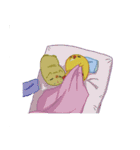 クセのあるヒヨコ達（個別スタンプ：1）