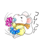 ネズミ忍者 忍ちゅう！熱血応援団の巻（個別スタンプ：1）
