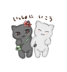 ふわ猫（個別スタンプ：4）