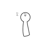 表情の乏しい人（個別スタンプ：1）