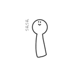 表情の乏しい人（個別スタンプ：7）