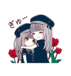 Flower Cute Girls（個別スタンプ：10）