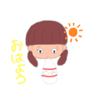 ピンみちゃん 基本の挨拶（個別スタンプ：5）