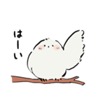 ずんぐりむっくりな小鳥さん（個別スタンプ：1）