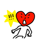元気なハートさん 1（個別スタンプ：22）