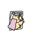 落ち着かないハムスター（個別スタンプ：7）
