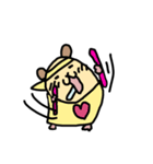 落ち着かないハムスター（個別スタンプ：8）