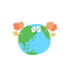 Earth・地球（個別スタンプ：4）