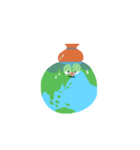 Earth・地球（個別スタンプ：21）
